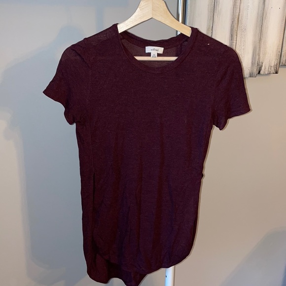 Wilfred Tops - Wilfred Burgundy TShirt